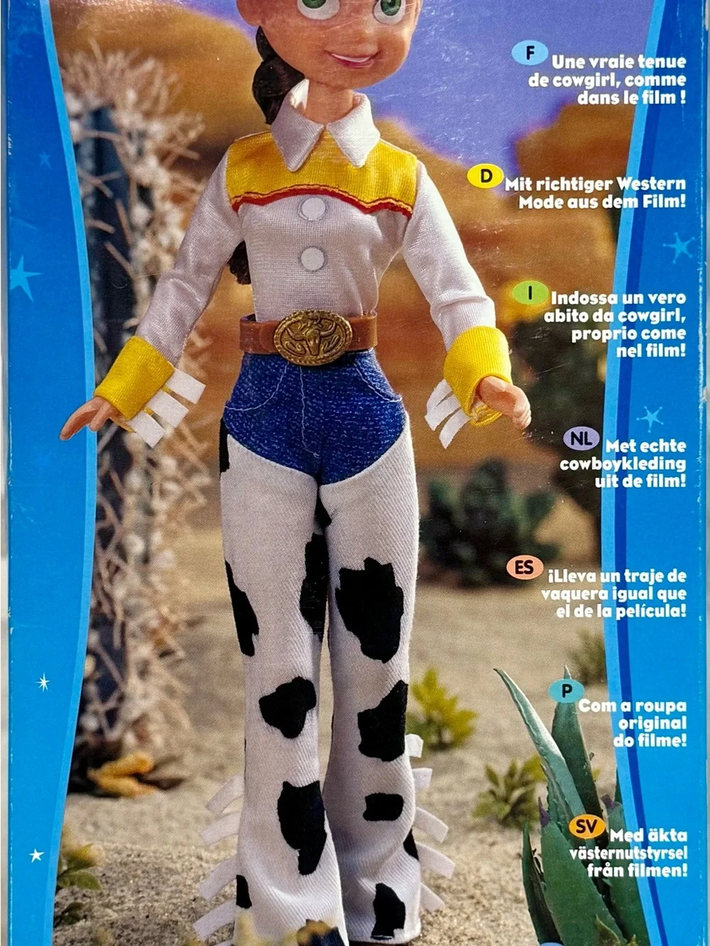 Disney Jessie Doll in Red Hat with Yellow, White & Blue Outfit